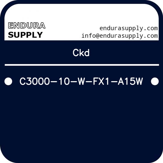 ckd-c3000-10-w-fx1-a15w