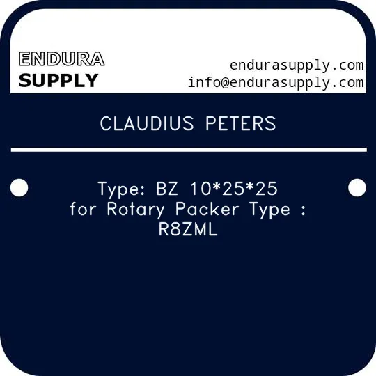 claudius-peters-type-bz-102525-for-rotary-packer-type-r8zml