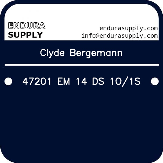 clyde-bergemann-47201-em-14-ds-1o1s