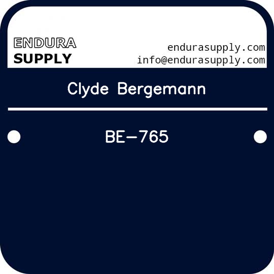 clyde-bergemann-be-765