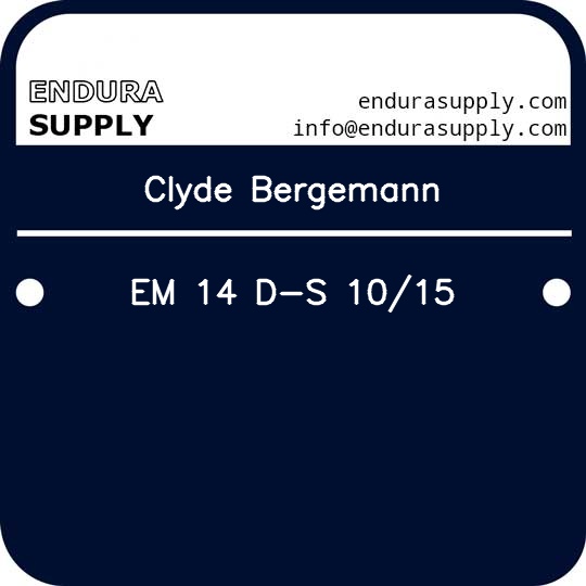 clyde-bergemann-em-14-d-s-1015
