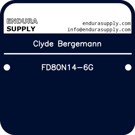 clyde-bergemann-fd80n14-6g