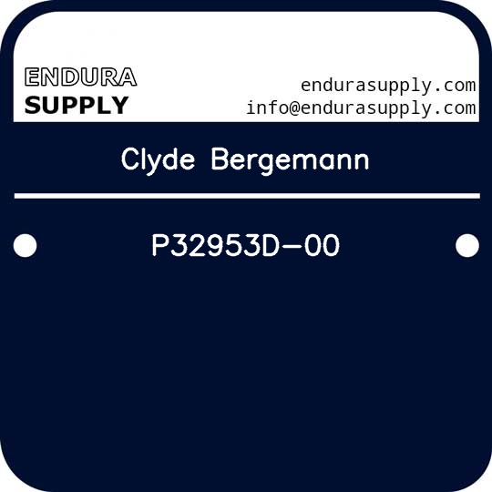 clyde-bergemann-p32953d-00