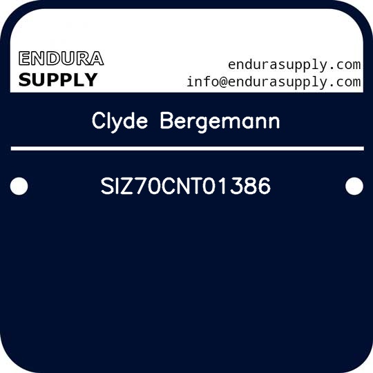 clyde-bergemann-siz70cnt01386