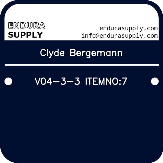 clyde-bergemann-v04-3-3-itemno7