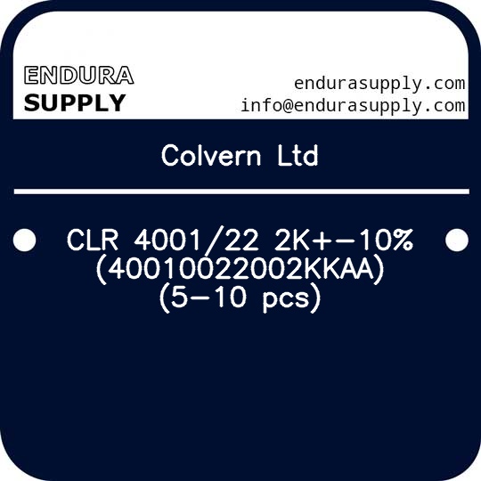 colvern-ltd-clr-400122-2k-10-40010022002kkaa-5-10-pcs