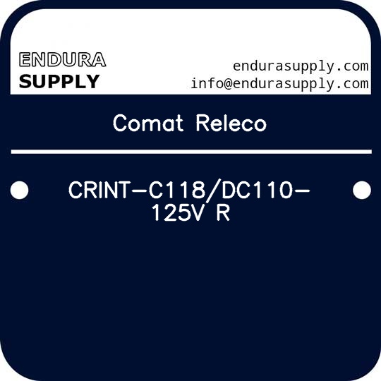 comat-releco-crint-c118dc110-125v-r