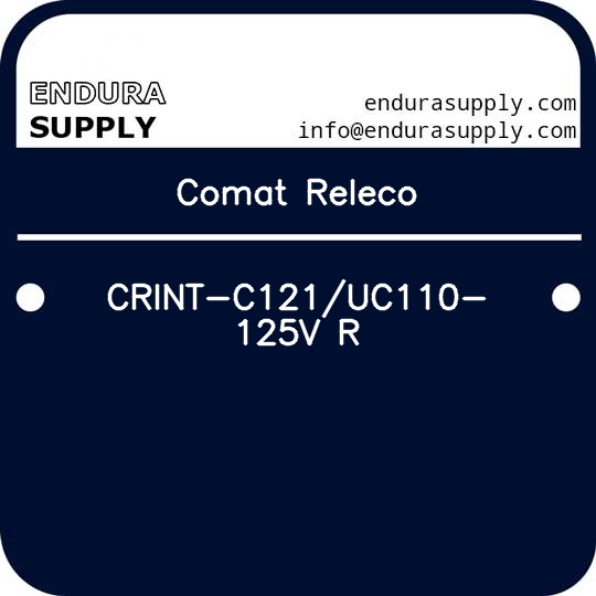 comat-releco-crint-c121uc110-125v-r