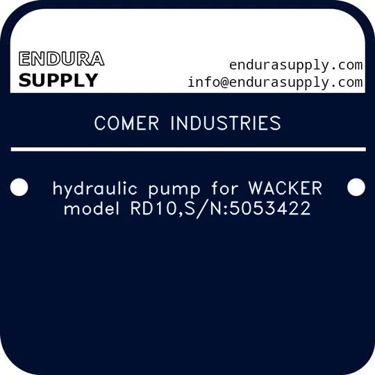 comer-industries-hydraulic-pump-for-wacker-model-rd10sn5053422