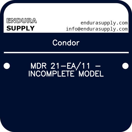 condor-mdr-21-ea11-incomplete-model