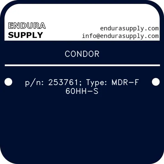 condor-pn-253761-type-mdr-f-60hh-s