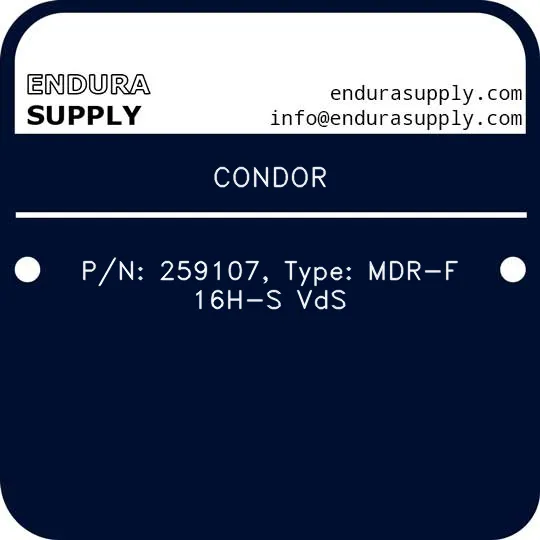 condor-pn-259107-type-mdr-f-16h-s-vds
