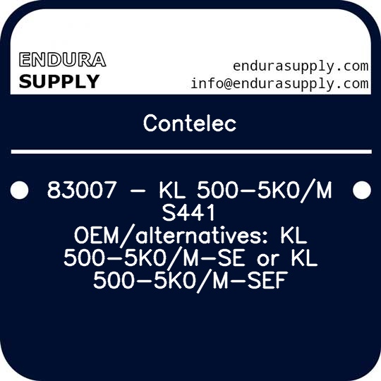 contelec-83007-kl-500-5k0m-s441-oemalternatives-kl-500-5k0m-se-or-kl-500-5k0m-sef