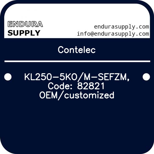contelec-kl250-5kom-sefzm-code-82821-oemcustomized
