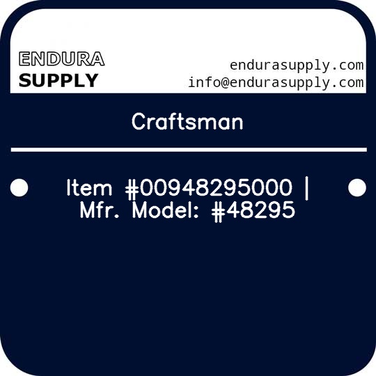 craftsman-item-00948295000-mfr-model-48295