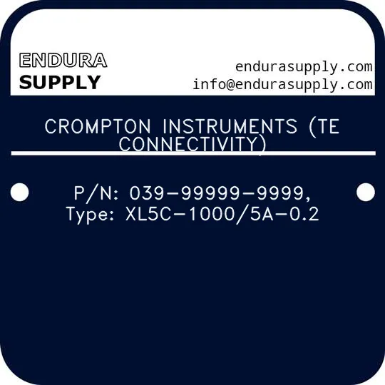 crompton-instruments-te-connectivity-pn-039-99999-9999-type-xl5c-10005a-02