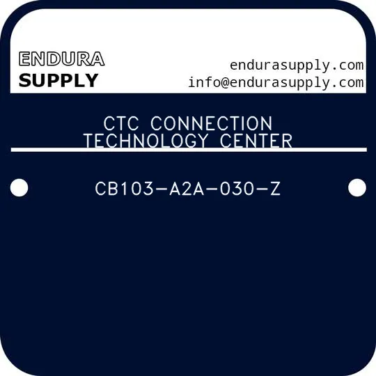 ctc-connection-technology-center-cb103-a2a-030-z