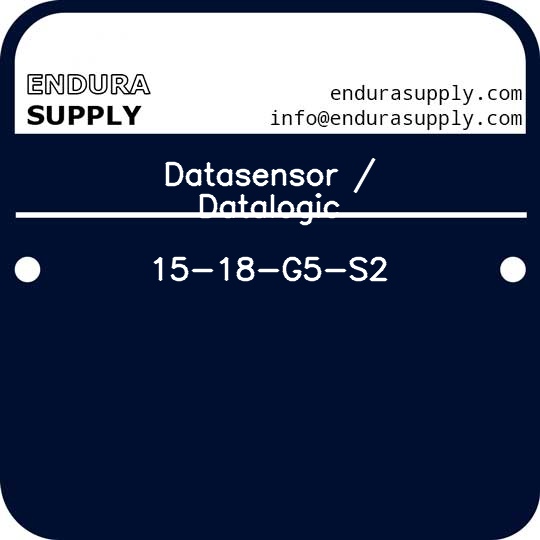 datasensor-datalogic-15-18-g5-s2