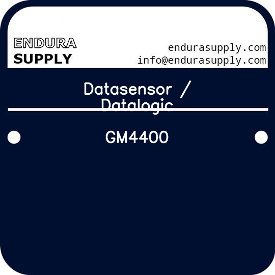 datasensor-datalogic-gm4400