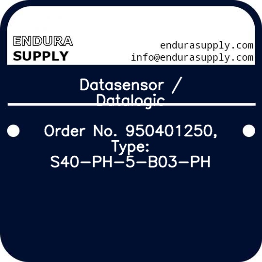 datasensor-datalogic-order-no-950401250-type-s40-ph-5-b03-ph