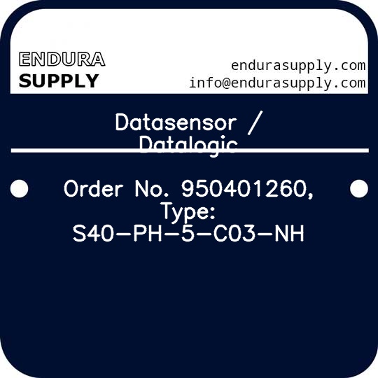 datasensor-datalogic-order-no-950401260-type-s40-ph-5-c03-nh