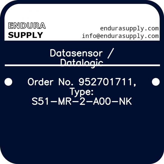 datasensor-datalogic-order-no-952701711-type-s51-mr-2-a00-nk