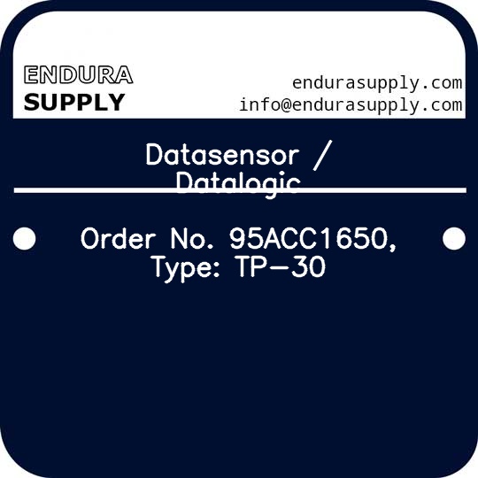 datasensor-datalogic-order-no-95acc1650-type-tp-30