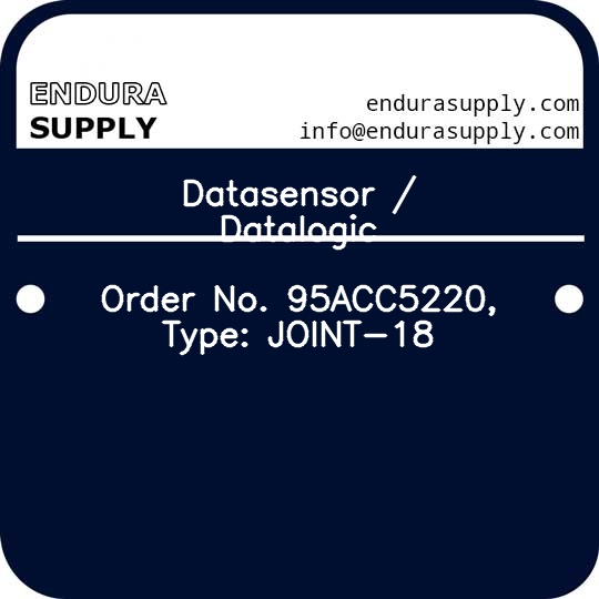 datasensor-datalogic-order-no-95acc5220-type-joint-18