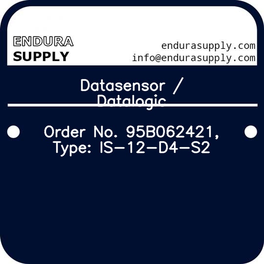 datasensor-datalogic-order-no-95b062421-type-is-12-d4-s2