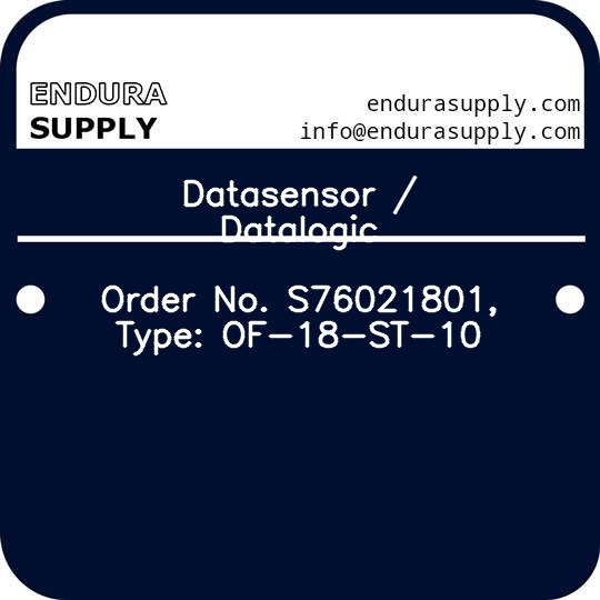 datasensor-datalogic-order-no-s76021801-type-of-18-st-10
