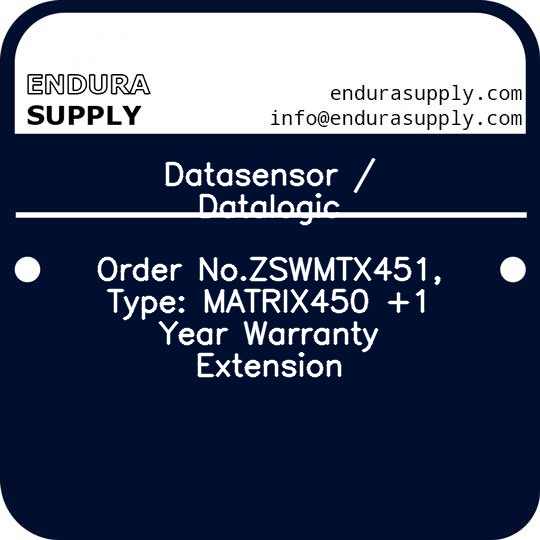 datasensor-datalogic-order-nozswmtx451-type-matrix450-1-year-warranty-extension