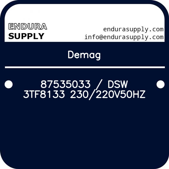 demag-87535033-dsw-3tf8133-230220v50hz