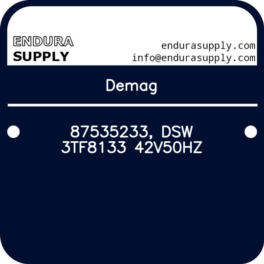 demag-87535233-dsw-3tf8133-42v50hz