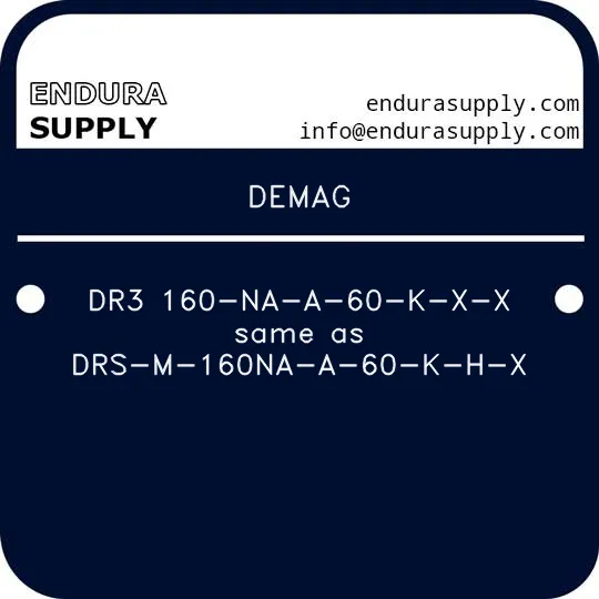 demag-dr3-160-na-a-60-k-x-x-same-as-drs-m-160na-a-60-k-h-x