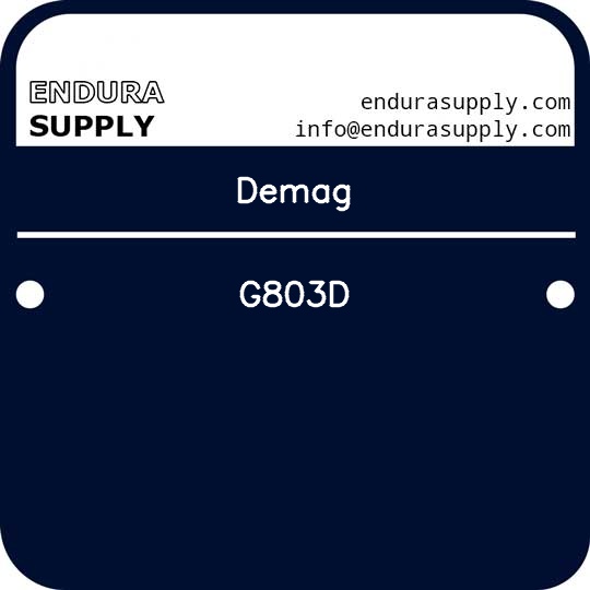 demag-g803d