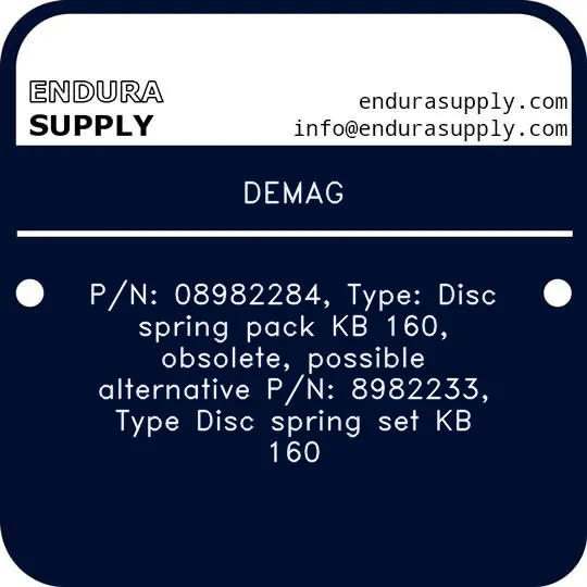 demag-pn-08982284-type-disc-spring-pack-kb-160-obsolete-possible-alternative-pn-8982233-type-disc-spring-set-kb-160