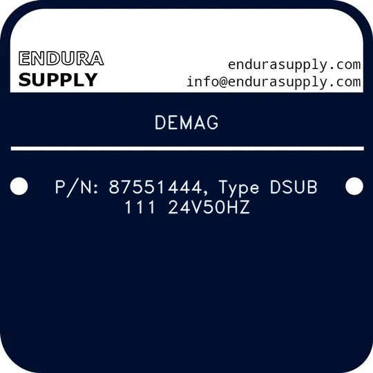 demag-pn-87551444-type-dsub-111-24v50hz