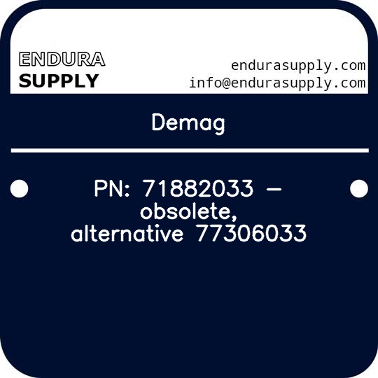 demag-pn-71882033-obsolete-alternative-77306033