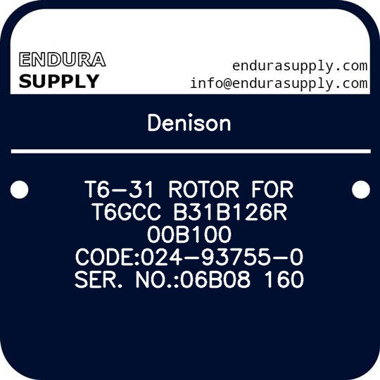 denison-t6-31-rotor-for-t6gcc-b31b126r-00b100-code024-93755-0-ser-no06b08-160