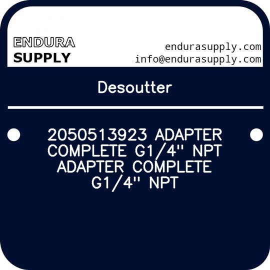 Desoutter 2050513923 ADAPTER COMPLETE G1/4