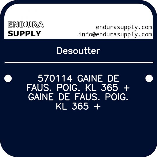 desoutter-570114-gaine-de-faus-poig-kl-365-gaine-de-faus-poig-kl-365