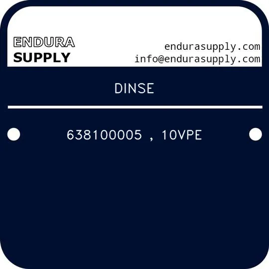 dinse-638100005-10vpe