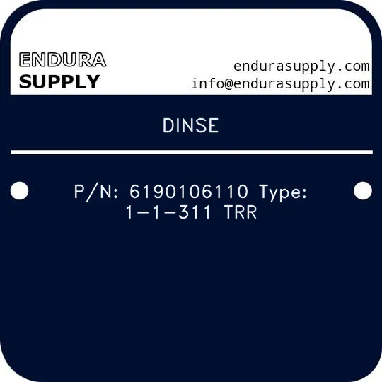 dinse-pn-6190106110-type-1-1-311-trr