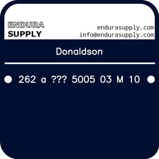 donaldson-262-a-5005-03-m-10