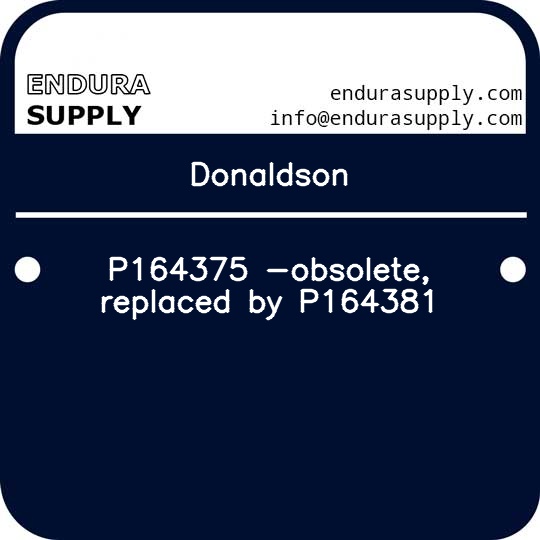 donaldson-p164375-obsolete-replaced-by-p164381
