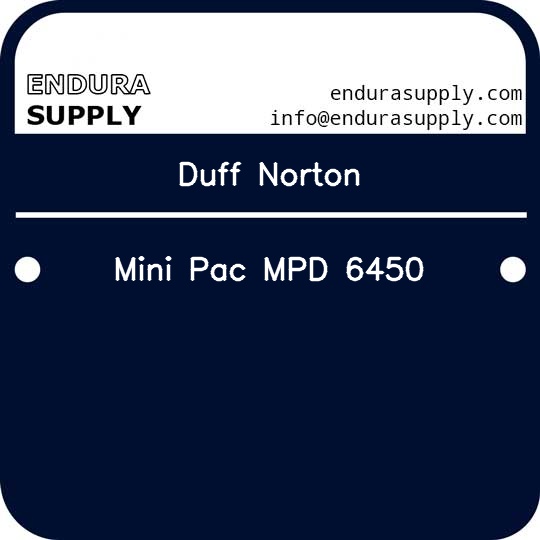 Duff Norton M-9009-5-1 - Endura Supply