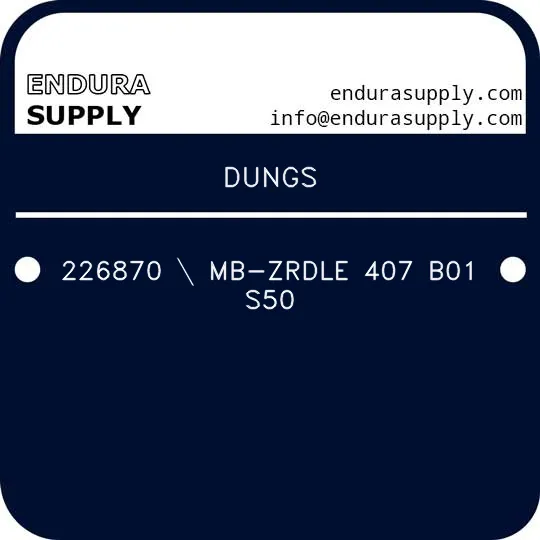 dungs-226870-mb-zrdle-407-b01-s50