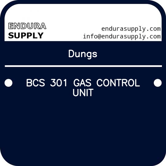dungs-bcs-301-gas-control-unit
