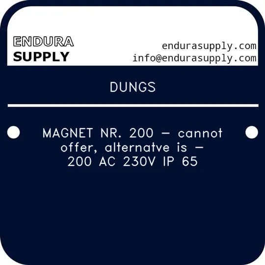 dungs-magnet-nr-200-cannot-offer-alternatve-is-200-ac-230v-ip-65