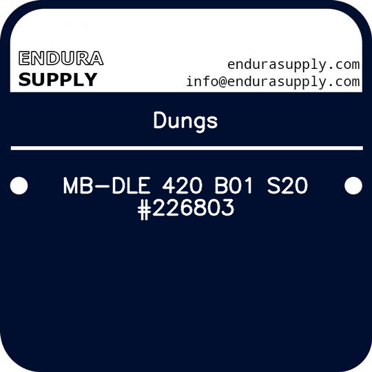 dungs-mb-dle-420-b01-s20-226803